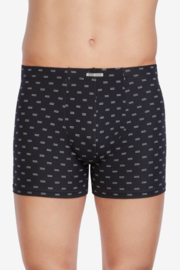 Boxershort Parallel microvezel zwart