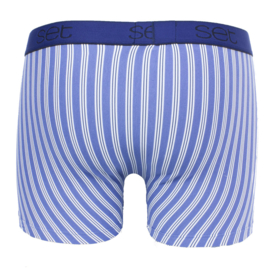 Boxershort SET blauw wit streep