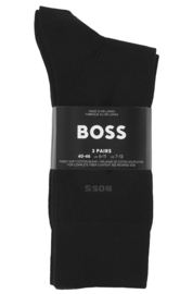 Heren sokken Boss 6-paar zwart