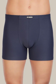Boxershort microvezel Jacquard marine