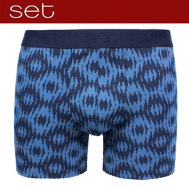 Boxershort Set Wieber print blauw