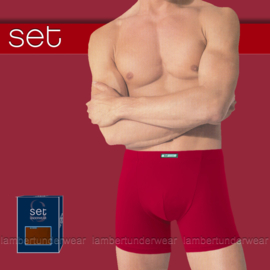 Boxershort microvezel SET rood