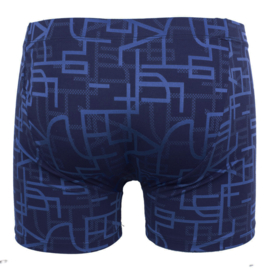 Boxershort microvezel SET straat blauw