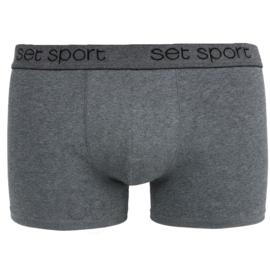 SET sport boxershort 18452 kort model grijs