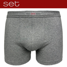 Boxershort Set stretch katoen grijs