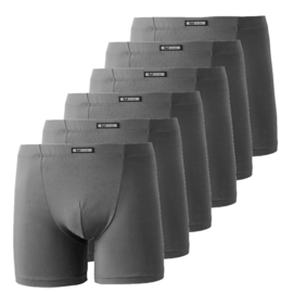 Boxershorts microvezel SET  6 x D. Grijs