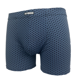 Boxershort microvezel steel blauw