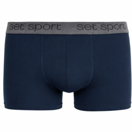 SET sport boxershort 18452 kort model blauw