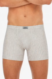 Boxershort stretch katoen grijs gestreept