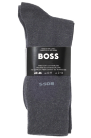 Heren sokken Boss 6-paar grijs