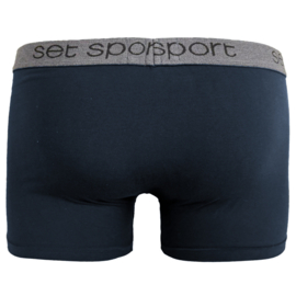 SET sport boxershort 18452 kort model blauw