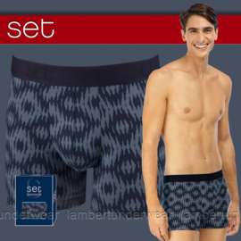 Boxershort Set Wieber print blauw