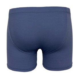 Boxershort microvezel Jacquard blue