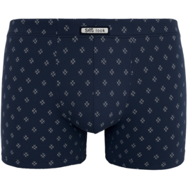 Set Boxershort Piscis microvezel blauw