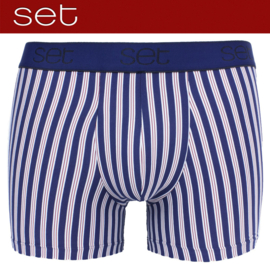 Boxershort Set blauw-wit gestreept