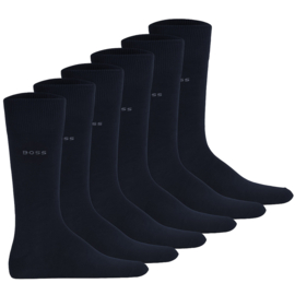 Heren sokken Boss 6-paar blauw