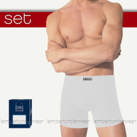 Boxershort microvezel SET wit