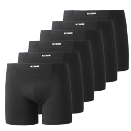 Boxershorts microvezel SET 6-pack zwart