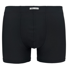 Boxershort microvezel zwart met streepje