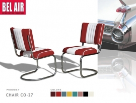 Bel Air Diner chair CO-27 ruby