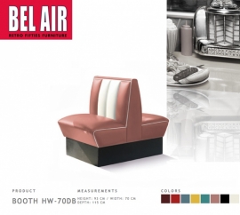 Bel Air Double Diner 50'is HW-70DB / DUSTY ROSE