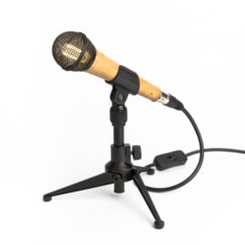 Microphone Tafellamp Shure SM58 Wooden Black