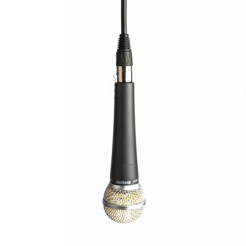 Microphone Hanglamp Shure SM58 Black