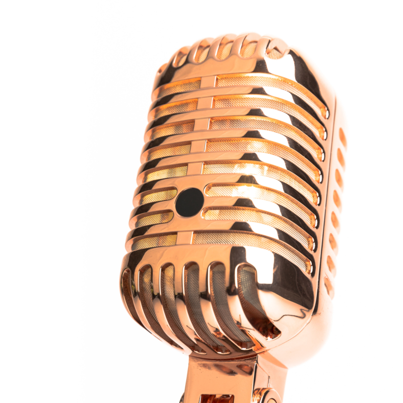 Microphone Stagg Tafellamp Rose Gold