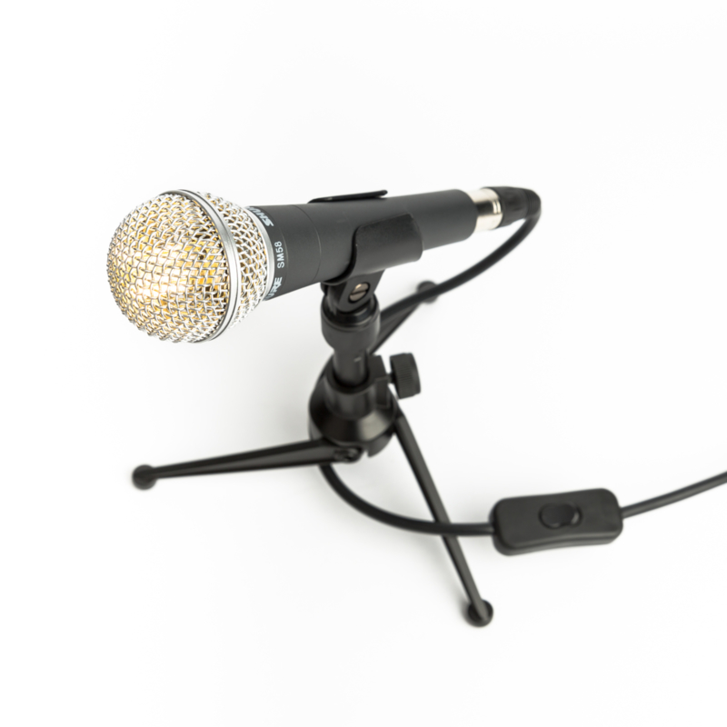 Microphone Tafellamp Shure SM58 Black