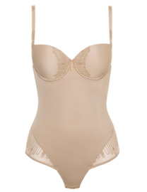 Ivonne body in donkergrijs 80D