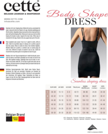 Body shape dress zwart  M