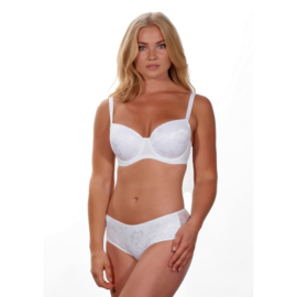 Anna bh lace in zwart of creamy white D - G