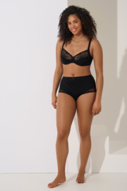 Evelyn hoge slip in zwart 44