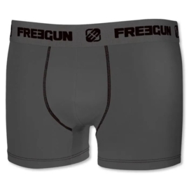 Freegun boxershort 2pack zwart en grijs L