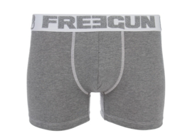 Freegun boxershort Pastel lichtgrijs katoen