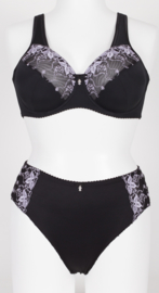 Charis Black/purple slip 52