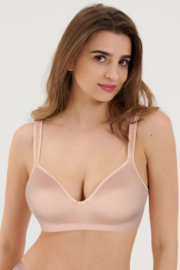 Victoria padded bh zonder beugel in peach 75-95A t/m D