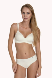 Victoria padded bh zonder beugel in zwart, huid of offwhite A-D