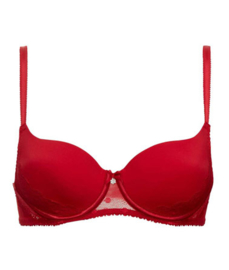 Irina padded bh B t/m F-cup zwart, wit, rood (Lisca)