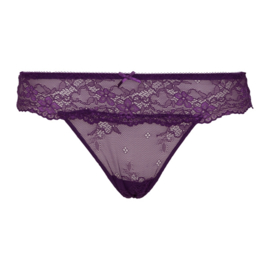 Daily lace string in paars M