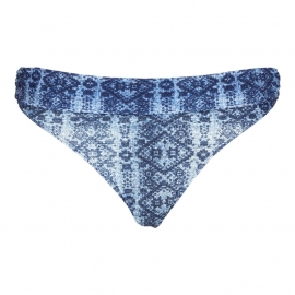 Indigo bikinislip met omslag 44