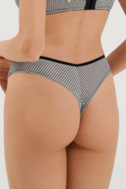 Mia string Pepita-patroon 42