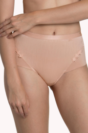 Gracia tailleslip in blauw, peach, ivoor