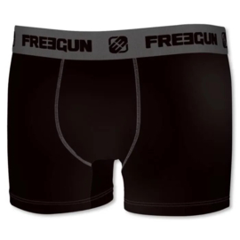 Freegun boxershort 2pack zwart en grijs L