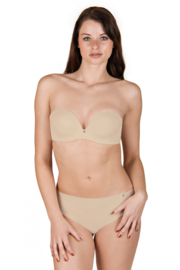 Bella string in huid XL of offwhite M of L
