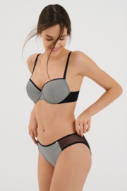 Mia voorgevormde bh Pepita-patroon 80D
