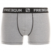 Freegun boxershort duo 2pack zwart/grijs