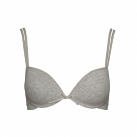 Basic padded bh in grijs 75A of zwart 65AA