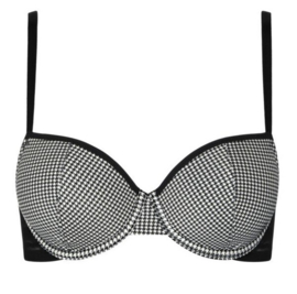 Mia voorgevormde bh Pepita-patroon 80D