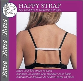 Braza BH-bandjes transparant - set van 3 (comfort, halter en happy) - geres.